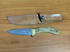Altes jagdmesser mit scheide - altes,