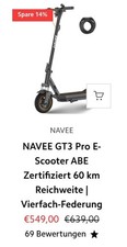 NAVEE GT3 Pro E-Scooter 1000W