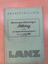 LANZ Alldog A1215 Ersatzteilliste MK9