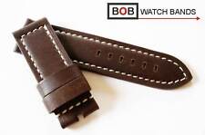 BOB JUCHTENLEDER UHRENARMBAND STABIL FÜR BREITDORNSCHLIESSE DUNKELBRAUN 26/26 mm