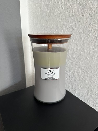 Woodwick warm wool duftkerze - warm,