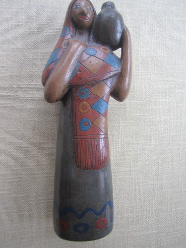 Mexiko keramik figur frau mit - figur,