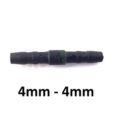 Schlauchverbinder Gerade 4 mm Kunststoff Verbindungsstück Schlauch