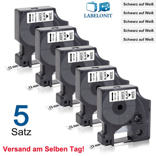Schriftband für dymo d1 - 5x,