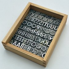 Konvolut Bleisatz Bleischrift