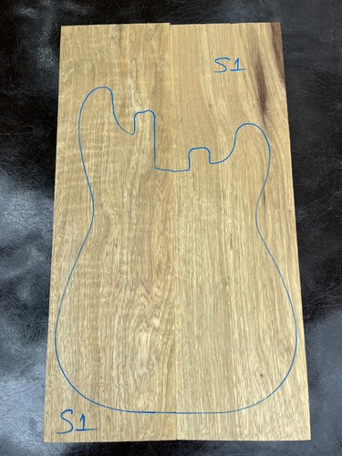 Black limba korina - black, /