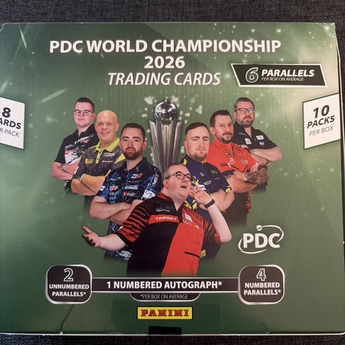 Pdc trading cards - pdc,