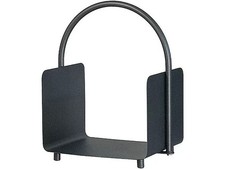 Holzkorb, Stahl, anthrazit, 51,5 x 37 cm - A