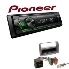 Pioneer Autoradio Android USB AUX mit Einbauset  für Fiat Panda 2003-2012 grau