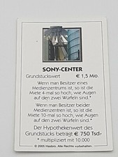 Monopoly Banking Edition 2005 - Parker Ersatzteil Hypothekenbrief gebraucht