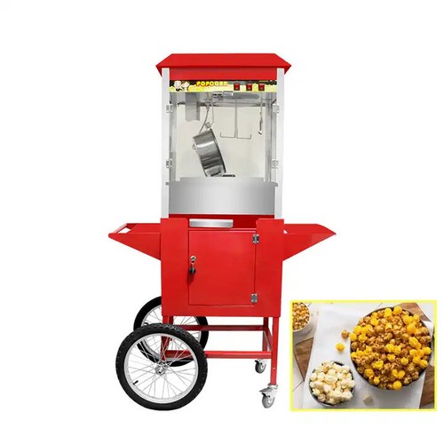 Rot retro popcornmaschine - retro,