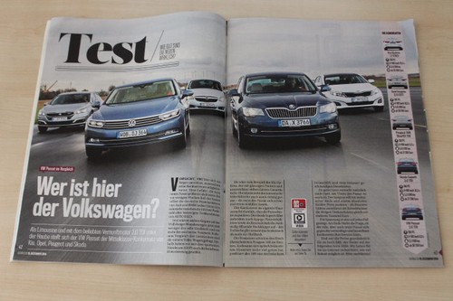 Auto bild 2014 passat - bild, vw