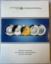 Silber Gedenkmünzenset - Fifa WM 2006, Offizielle Sammlung, stempelglanz