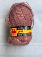 1 x50g Esslinger Wolle Geisha Polyacryl/ Mohair  175m lauflänge altrosa filzfrei
