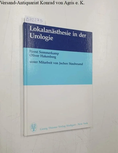 Lokalanästhesie der - lokalanästhesie, in