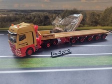 Herpa Baumann MAN TGX GX 3achs-ZGM mit Ladekran und 5-achs Ballasttrailer