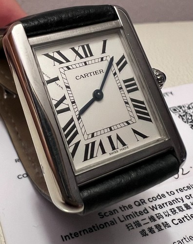 Cartier tank solo ref - cartier, mit