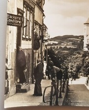 DDR AK Schleusingen Bäckerei Conditorei Erich Stockmar An der Bertholdsburg