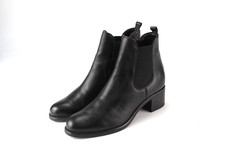 Pat Calvin Gr.37 Damen Stiefel Stiefelette Boots Winter Leder Schwarz Top   23 G