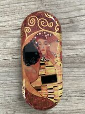 Exklusives Brillenetui Etui Gustav Klimt „Der Kuss“ NEU