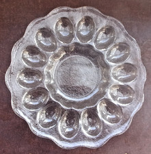 Glas Eierplatte Eierteller