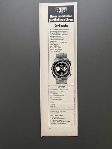 Heuer macht keine