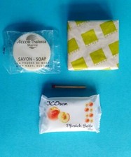 Konvolut Gästeseife Hotel Seife Lather lemongrass ICOscan Pfirsich Accor Thal