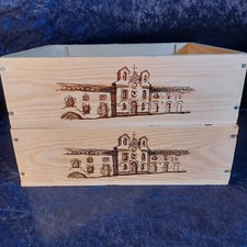 Weinkisten 2 Stck. "Cosecha Valbuena" 3er 750ml zur Deko o. Aufbewahrung   # 83