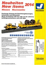 Vissmann Neuheiten Prospekt 2014, 8 Faltseiten; mit "Club der Mikro Länder!"