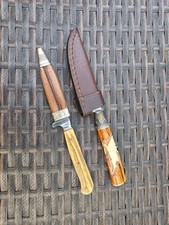 2X Antikes Trachtenmesser -