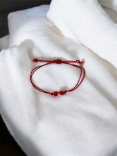 Unisex Armband mit 14K (585) Echtgold-Perlen, verstellbar, Handmade