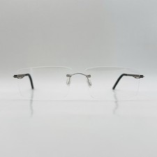 MINIMA Brille Damen Herren eckig grau randlos  M - 5 T13 NEU