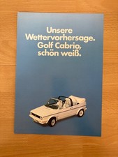Prospekt / Broschüre VW Golf
