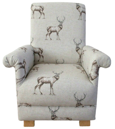 Hirschstuhl beige sessel - hirschstuhl,