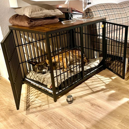Holz indoor hundekäfig - holz,