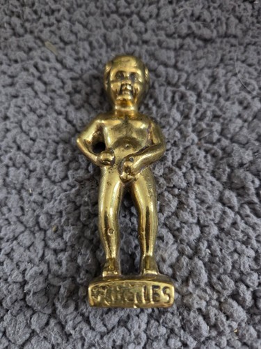 Vintage massive messing figur - massive,