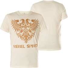 REBEL SPIRIT T-Shirt RSSK182027 Natural Creme T-Shirts