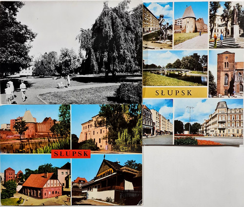 Postkarten lot słupsk - 3, x