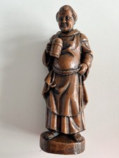 Mönchsfigur Aus Hartwachs, Allgäuer Wachskunst, Reine Handarbeit,