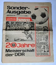 Fuwo Sonderausgabe 1969/70 DDR Oberliga Fußball Sportecho Leipzig Dresden Jena