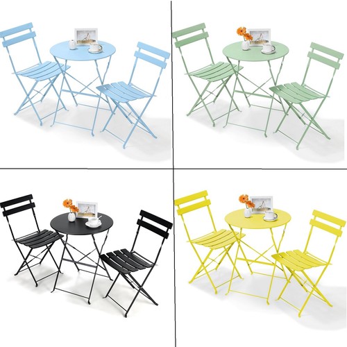 Faltbar bistroset tlg stahl - faltbar,