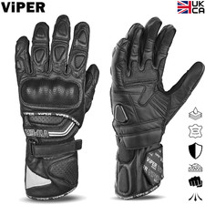 Herren Lederhandschuh Motorrad