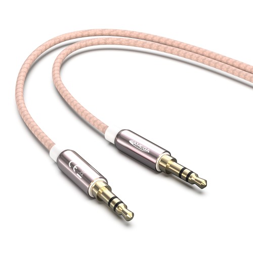 Aux kabel 5mm - 3,5mm, klinke-stecker