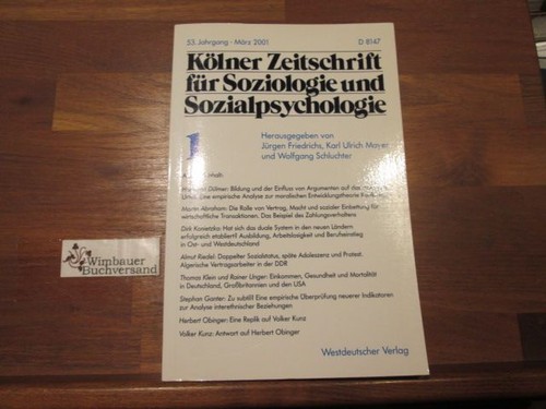 Kölner zeitschrift für - kölner,