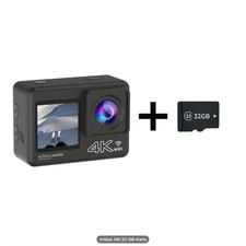 Action Cam 4K HD Unterwasserkamera WiFi Wasserdichte Kamera Helmkamera Camcorder