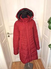 icepeak Damen Mantel rot dunkelrot stepp jacke lang 44 xxl kapuze