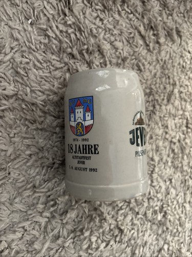 Jever bierkrug seidel keramik - bierkrug,