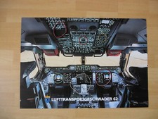 POSTER TRANSPORTFLUGZEUG A 400 M INNENANSICHT COCKPIT FLUGZEUG  LUFTWAFFE PILOT