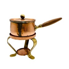 Stövchen Stieltopf Kupfer
