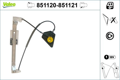 Valeo fensterheber 851120 für - fensterheber,